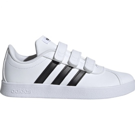 Pantofi Adidas Vl Court 2.0 Cmf C alb Jr DB1837