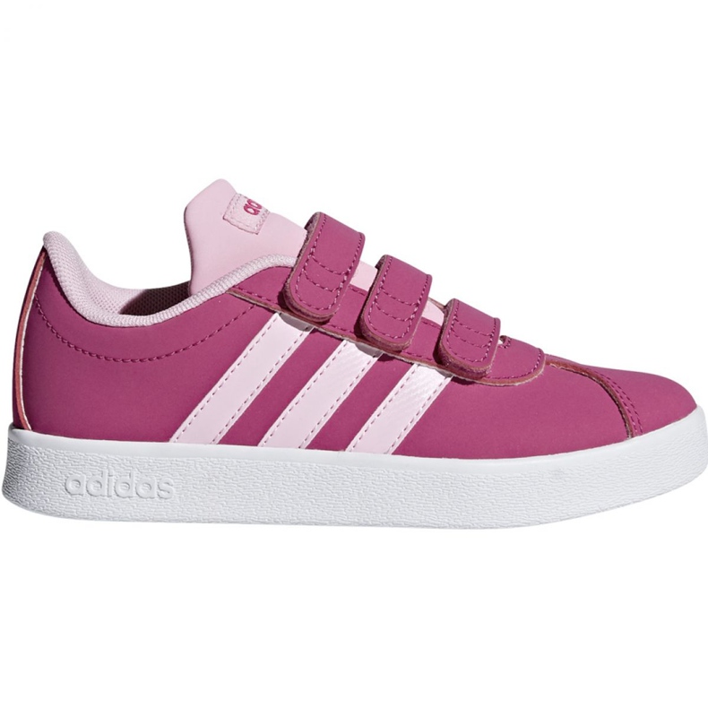 Pantofi Adidas Vl Court 2.0 Cmf C roz Jr F36394