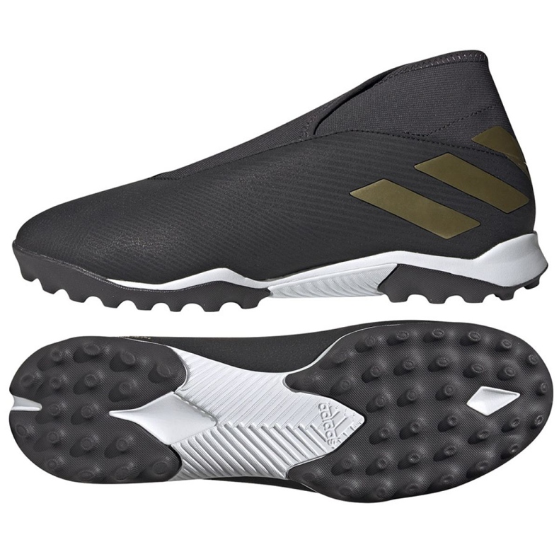 Ghete de fotbal Adidas Nemeziz 19.3 Ll Tf M EF0386 negru negru Ghete de fotbal Adidas Nemeziz 19.3 Ll Tf M EF0386 negru negru