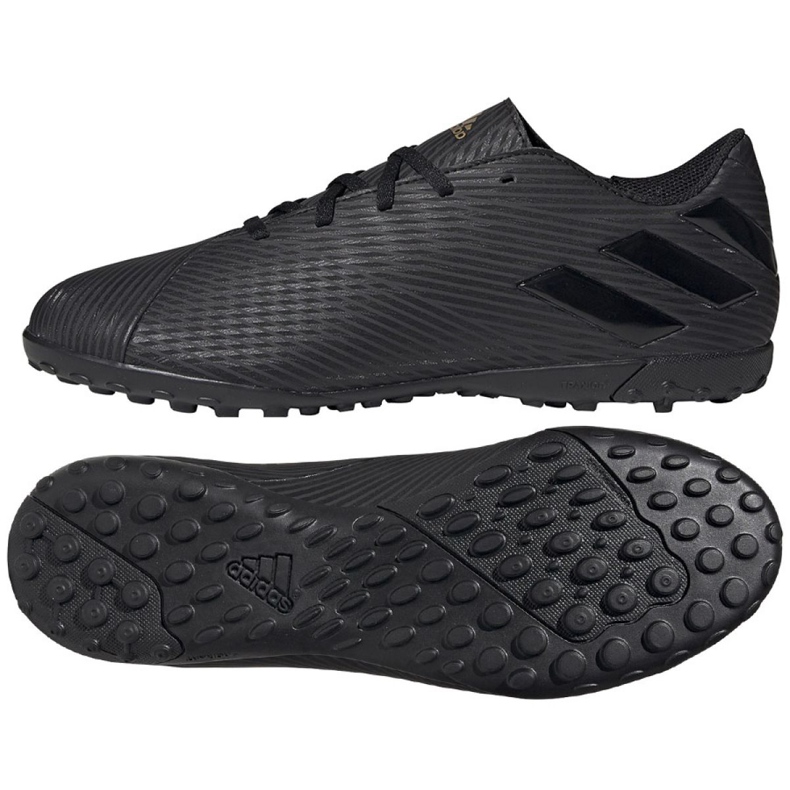 Ghete de fotbal Adidas Nemeziz 19.4 Tf M F34525 negru negru Ghete de fotbal Adidas Nemeziz 19.4 Tf M F34525 negru negru