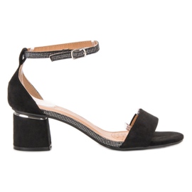Belle Women Sandale elegante negru Belle Women Sandale elegante negru