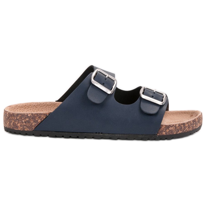 Seastar Papuci bleumarin cu cataramă albastru