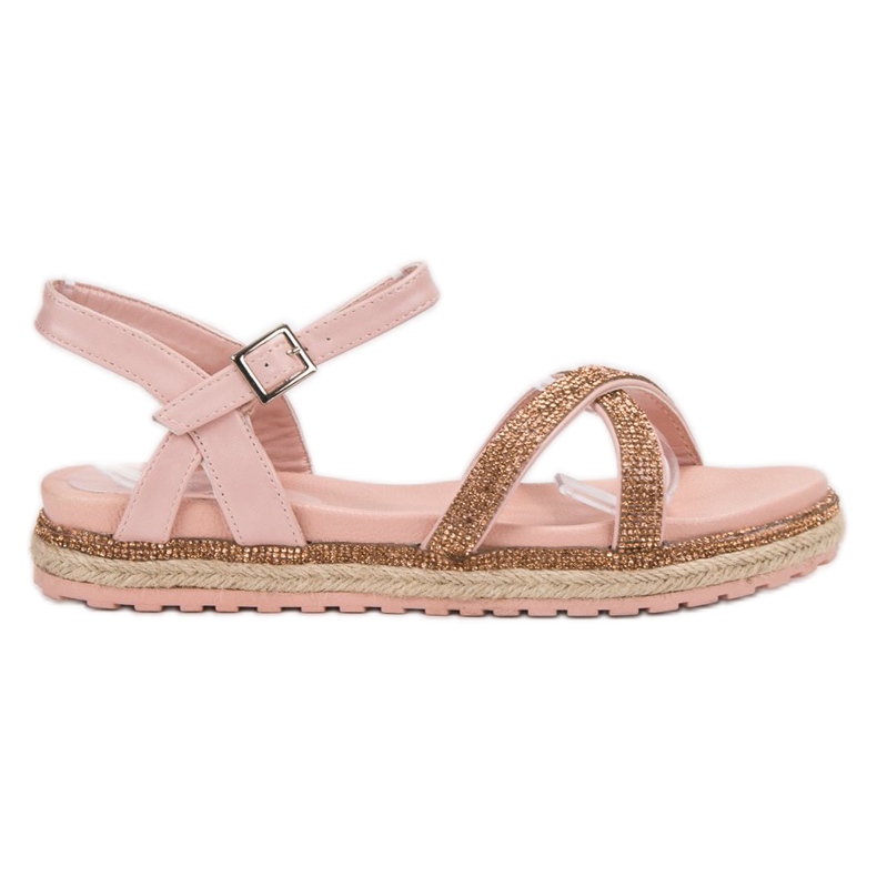 SHELOVET Sandale roz pentru femei