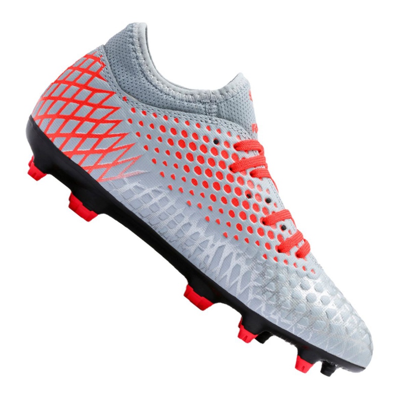 Ghete de fotbal Puma Future 4.4 Fg / Ag Jr 105696-01 multicolor gri