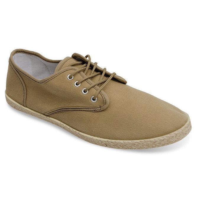Adidași Espadrile Straw 8740 Talpă camel maro