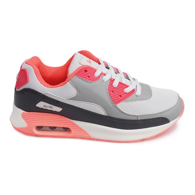 Adidași sport B306A-38 Alb negru gri multicolor Adidași sport B306A-38 Alb negru gri multicolor