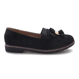 Încălțăminte alunecare neagră cu arc Pearl Inside negru Încălțăminte alunecare neagră cu arc Pearl Inside negru