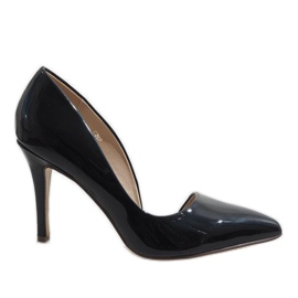Tocuri negre asimetrice C26 negru