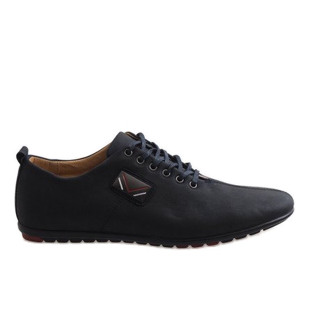 Pantofi bărbați negri WF932-1 negru
