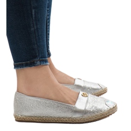 GFXWFD2 espadrile argintii gri
