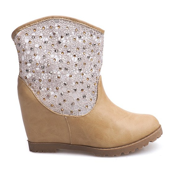 Cizme ajurate 7010 -16 Kaki Cizme ajurate 7010 -16 Kaki