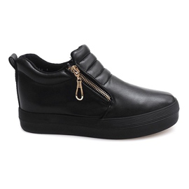 Încălțăminte cu toc înalt Creepers H42 Negru Încălțăminte cu toc înalt Creepers H42 Negru