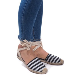Sandale Espadrile Balerini 6368 Negru Sandale Espadrile Balerini 6368 Negru