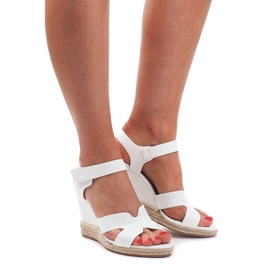 Sandale Wedge 5H5670 Alb maro
