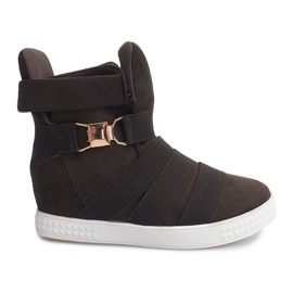 Adidași cu pană 669 Olive verde