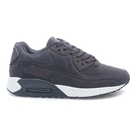 Încălțăminte sport Adidași piele de căprioară Z2014-6 D. Gri Încălțăminte sport Adidași piele de căprioară Z2014-6 D. Gri