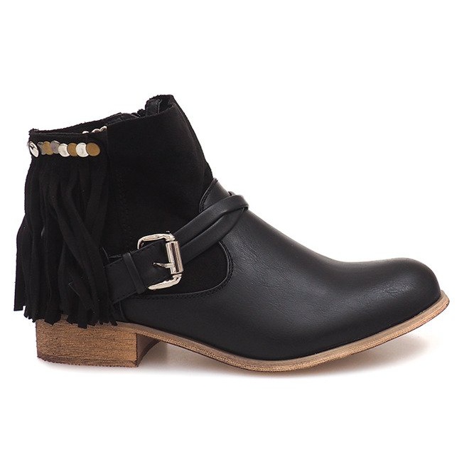 Decorat cu cizme 341-PA Negru