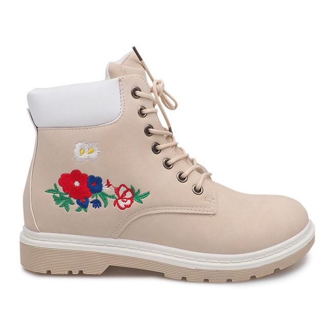 Cizme izolate din lemn SJ669-5 Bej Cizme izolate din lemn SJ669-5 Bej