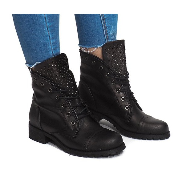 Cizme exclusive JH180-090 Negre negru