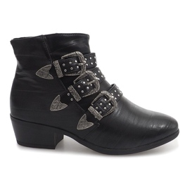 Cizme calde A-45-2 Negre negru Cizme calde A-45-2 Negre negru