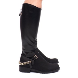 Ghete Saszki Boots AB961 Negru