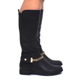 Ghete Saszki Boots CD1402 Negru