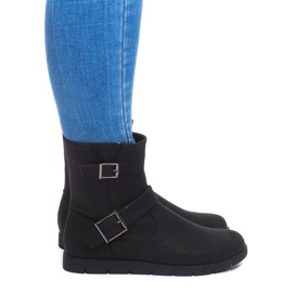 Cizme calde cu cataramă B9813 Negru Cizme calde cu cataramă B9813 Negru