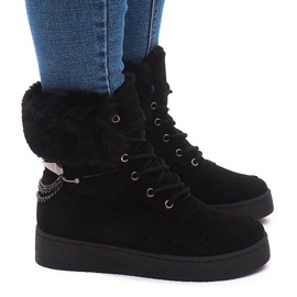 Adidași calzi 16-560 negri negru