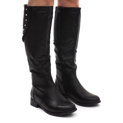 Cizme Saszki Boots 6275-1 Negru