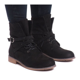 Cizme calde Jodhpur W305 Negru Cizme calde Jodhpur W305 Negru