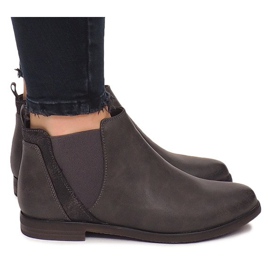 951-PA Cizme gri cu elastic 951-PA Cizme gri cu elastic