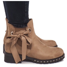 Cizme din piele de căprioară DR1798-64 Kaki Cizme din piele de căprioară DR1798-64 Kaki
