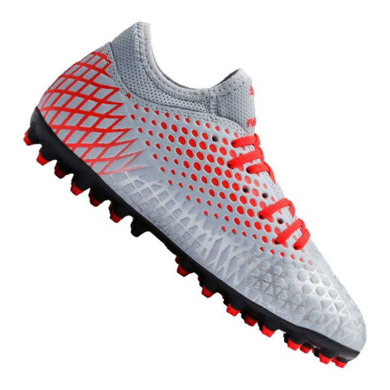 Ghete de fotbal Puma Future 4.4 Mg Jr 105697-01 multicolor gri Ghete de fotbal Puma Future 4.4 Mg Jr 105697-01 multicolor gri