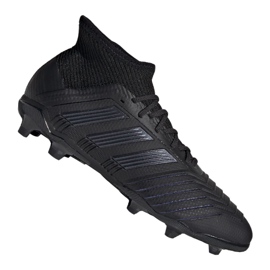 Ghete de fotbal Adidas Predator 19.1 Fg Jr G25791 negru negru