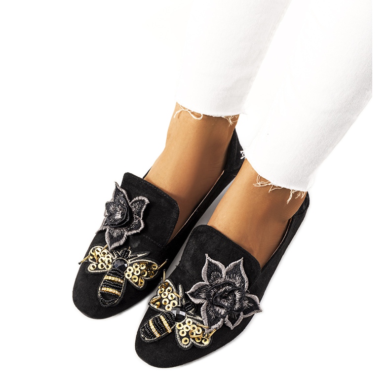 Ballerine negre Sandra lords negru