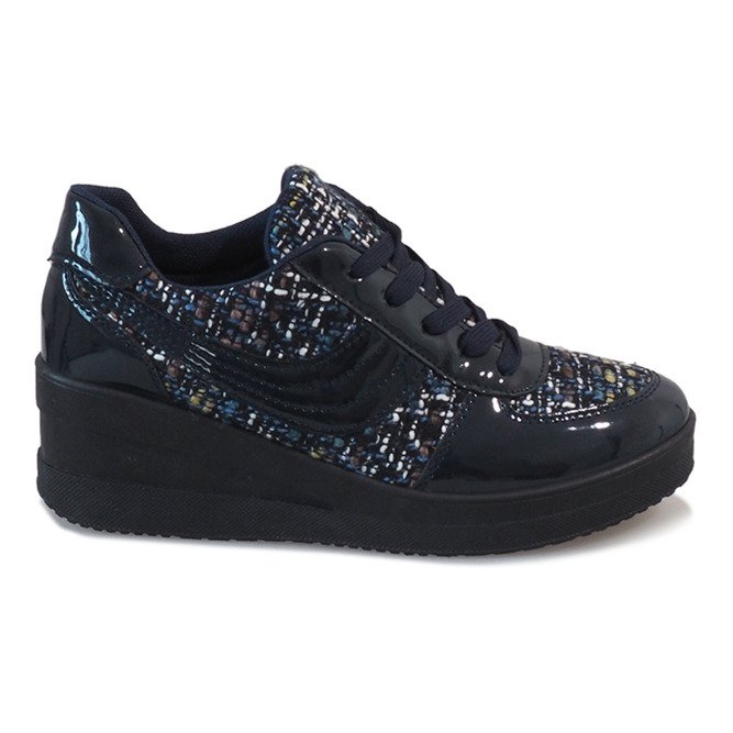 Adidași bleumarin pe pană BKA-113 albastru marin Adidași bleumarin pe pană BKA-113 albastru marin