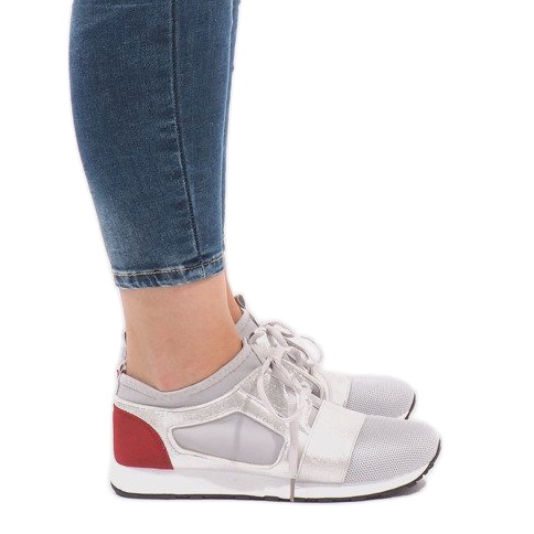 Adidași sport de culoare gri AM-812 Adidași sport de culoare gri AM-812