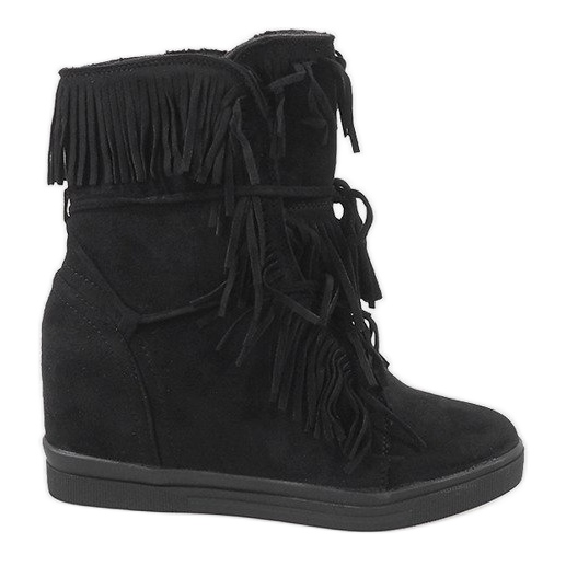 Adidași cu izolație neagră H6301AR negru