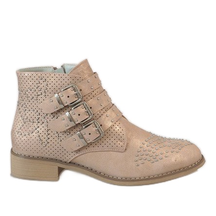 Ghete roz cu știfturi HQ909 Ghete roz cu știfturi HQ909