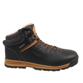 Cizme de zăpadă izolate negre M17097-2 negru