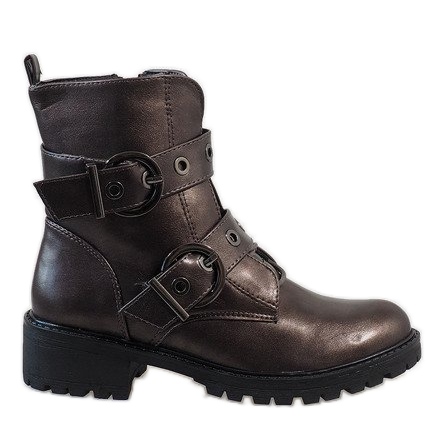 Cizme dama cu catarame 9068 multicolor