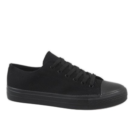 Adidași clasici negri pentru bărbați XN35 negru Adidași clasici negri pentru bărbați XN35 negru