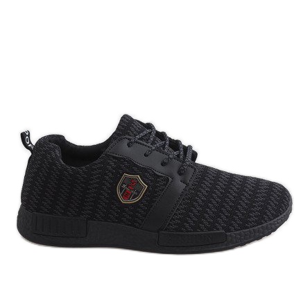 Pantofi sport negri de la Adamo negru Pantofi sport negri de la Adamo negru
