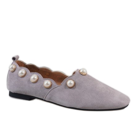 Balerini negri cu perle 588C-12A