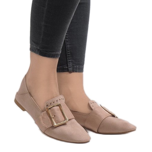 Mocasini roz balerini 6979-P