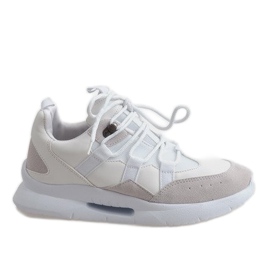 Pantofi sport de modă albi R-375 Pantofi sport de modă albi R-375