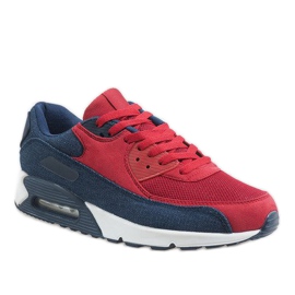 Încălțăminte sport bărbați bleumarin 8104 roșu albastru marin multicolor Încălțăminte sport bărbați bleumarin 8104 roșu albastru marin multicolor