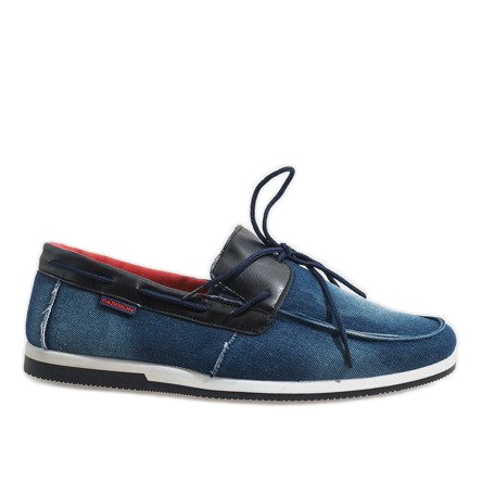 Pantofi eleganți bleumarin bleumarin AB108-1 albastru marin