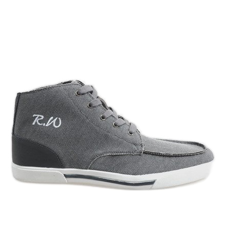 Încălțăminte elegantă gri gri F10455 Încălțăminte elegantă gri gri F10455