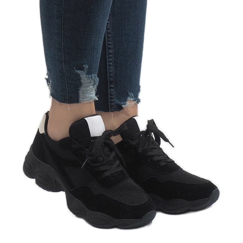 Pantofi sport negri E-102 negru